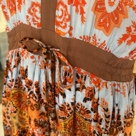 Miss Me Multiclored Paisley Print Boho Dress Size Small - Picture 10 of 14